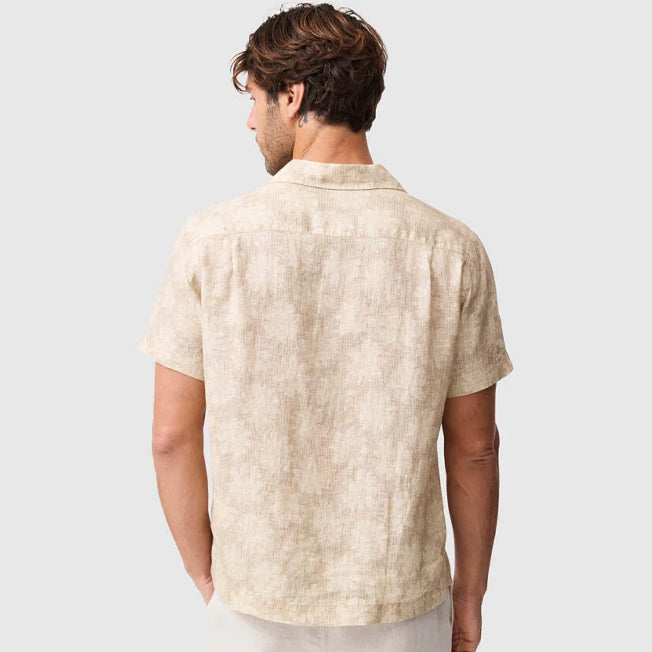Rodd &amp; Gunn Arthurs Point Resort Fit Linen SS Shirt