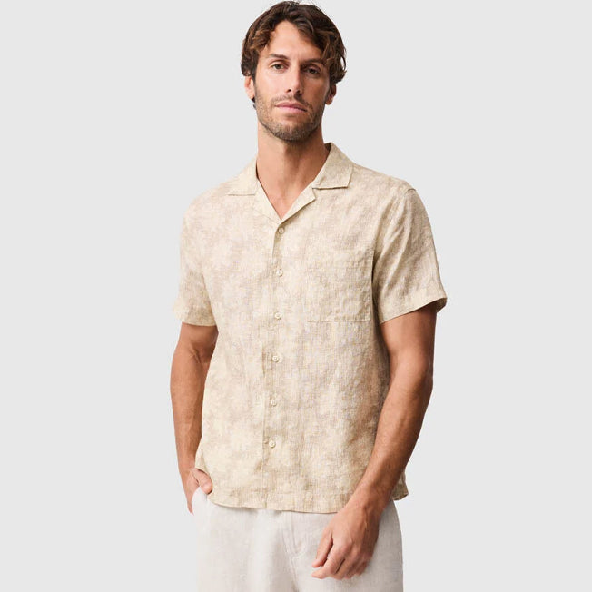 Rodd & Gunn Arthurs Point Resort Fit Linen SS Shirt