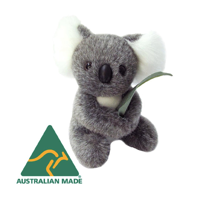 Aussie Bush Toys Cuddly Koala w/Gum Leaf Soft Toy