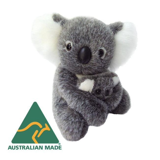 Aussie Bush Toys Jolly Koala w/Baby Soft Toy