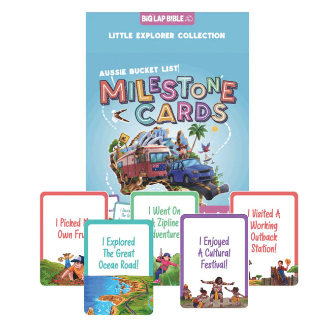Big Lap Bible Aussie Bucket List Milestone Card