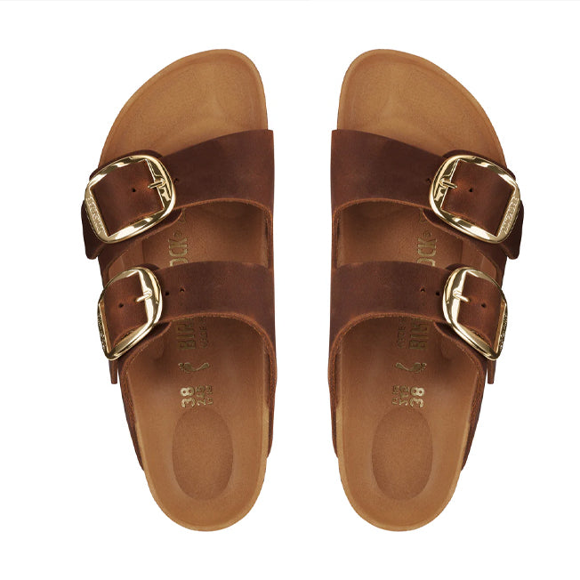 Arizona Big Buckle Oiled Leather Narrow