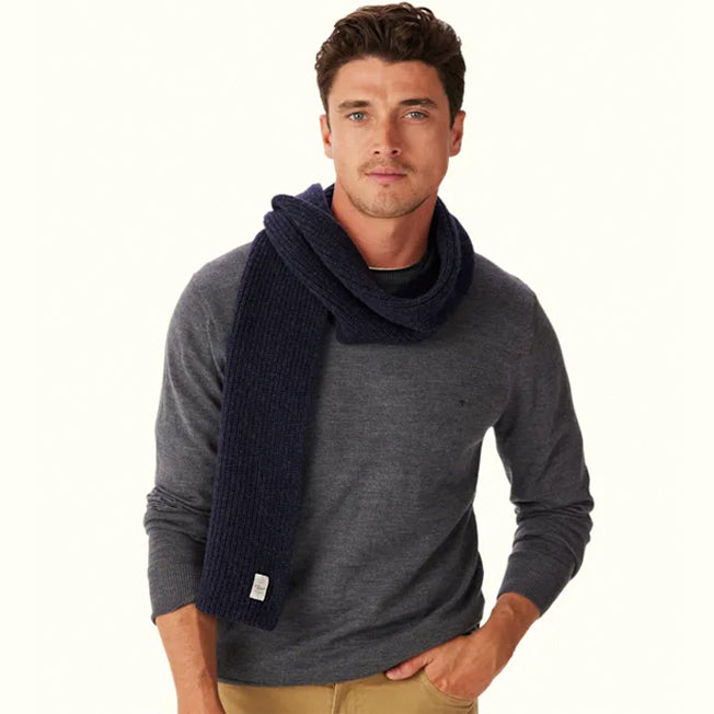 R.M. Williams Bowen Slim Wool Scarf