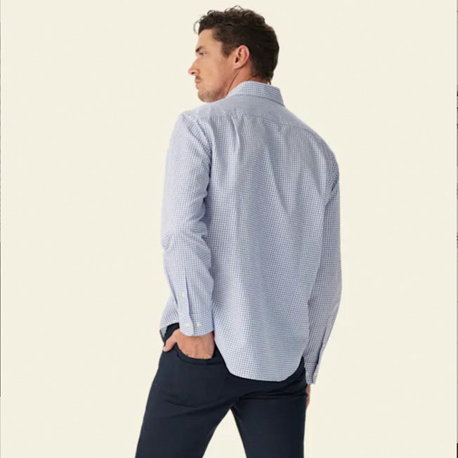 R.M. Williams Mens Brunswick Twill Check Shirt