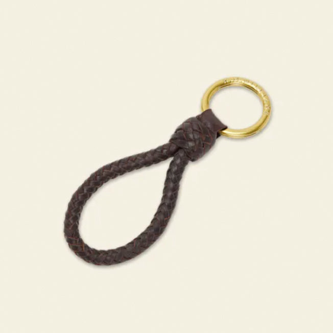 R.M. Williams RMW Bush Plaited Whip Loop Key Ring