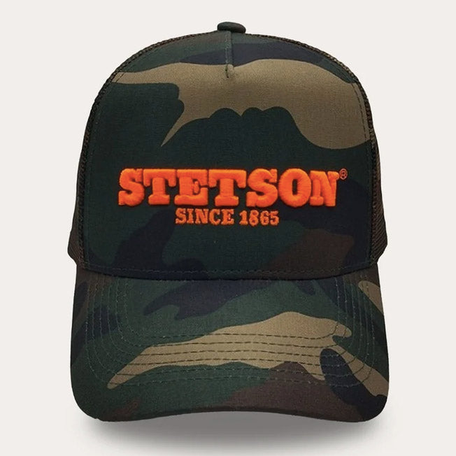 Stetson Camo Trucker Cap