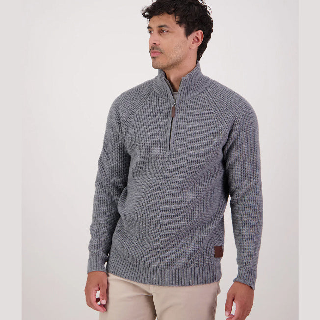 Swanndri Chalky Island Waffle Jumper