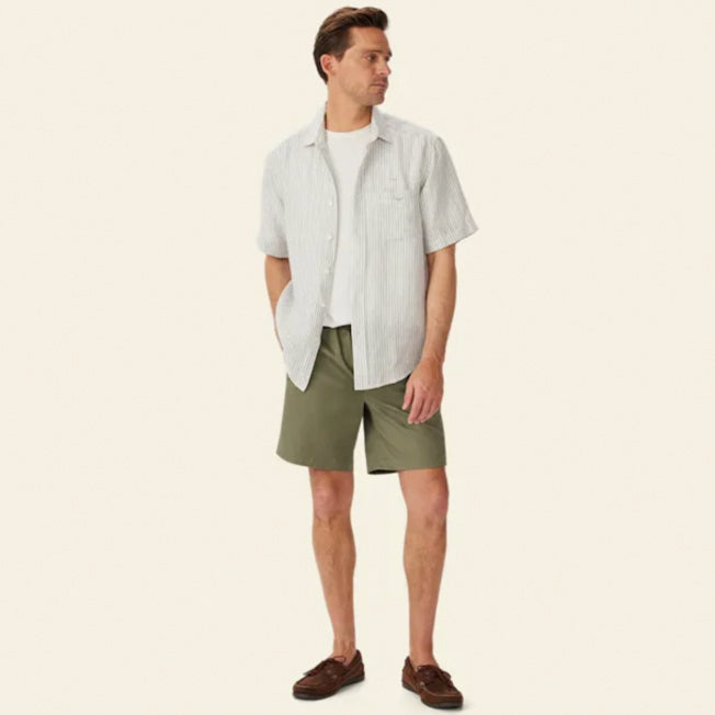 R.M. Williams Charles Linen SS Shirt