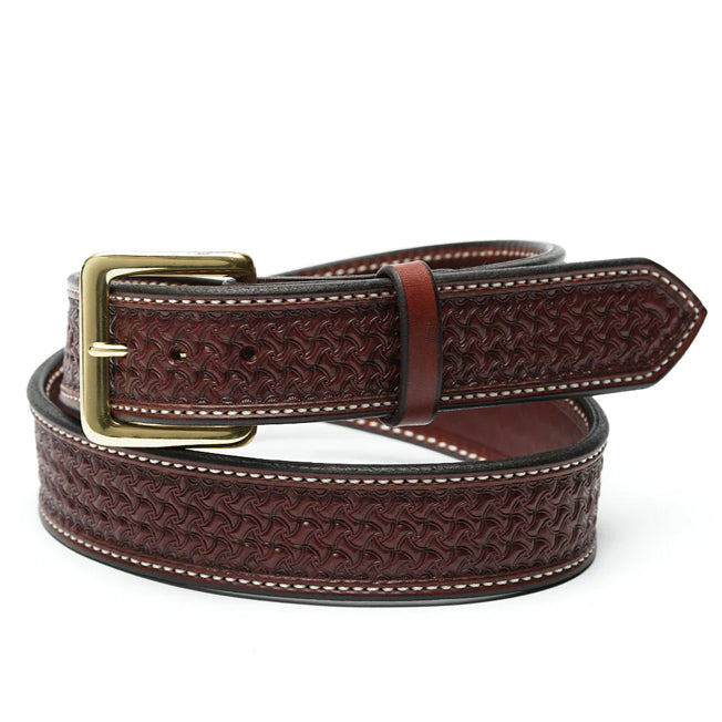 Texas Saddlery Western Chocolate Spider Belt