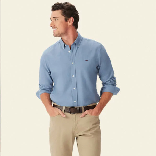 R.M. Williams Mens Clapton Oxford Shirt