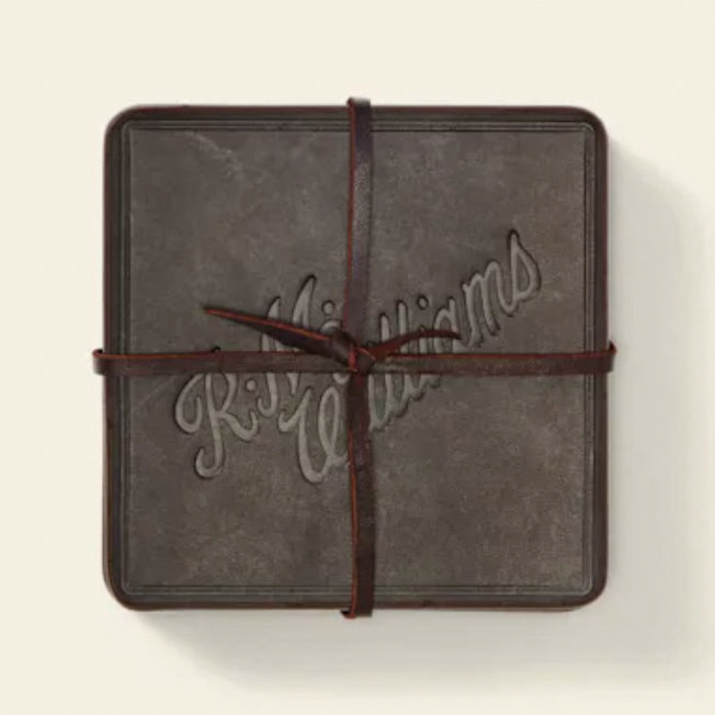 R.M.Williams Script Logo 4pc Coaster Set