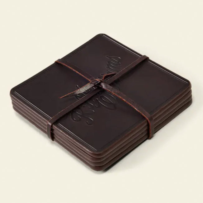 R.M.Williams Script Logo 4pc Coaster Set