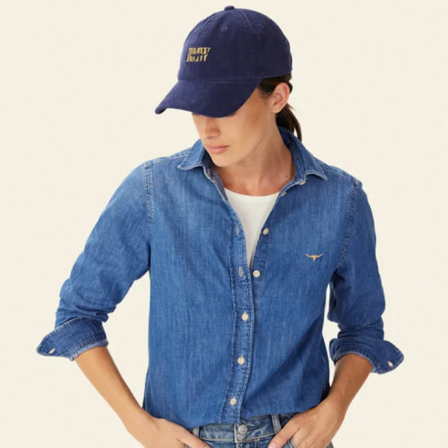 R.M. Williams Branded Cord Cap
