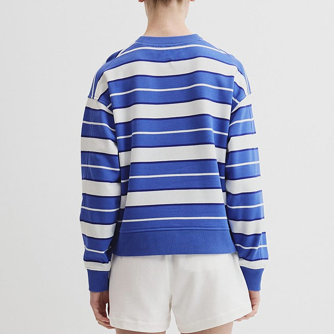 Country Road Lds Aus Cotton Stripe CR Sweat