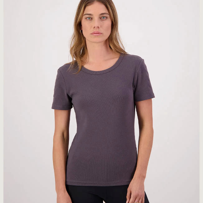Swanndri Ladies Daisy Ribbed Tee