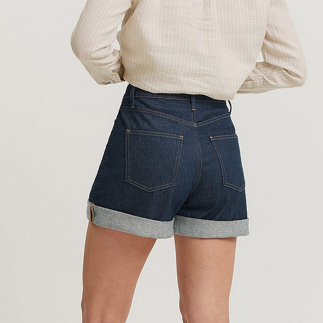 Country Road Lds Denim Cuff Short