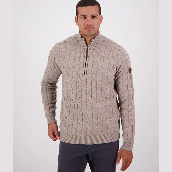 Swanndri Doncaster V2 Zip Cable Knit