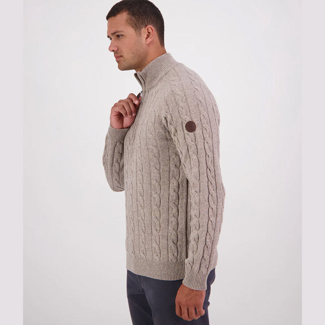 Swanndri Doncaster V2 Zip Cable Knit