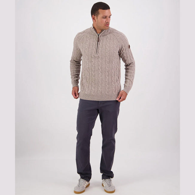 Swanndri Doncaster V2 Zip Cable Knit