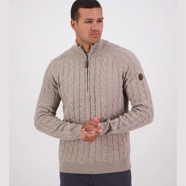 Swanndri Doncaster V2 Zip Cable Knit