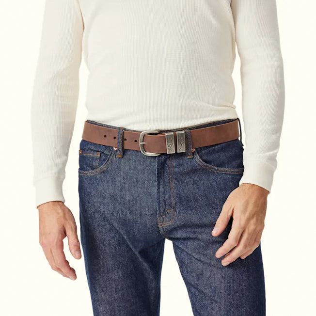 R.M. Williams Drover Leather Belt 38mm