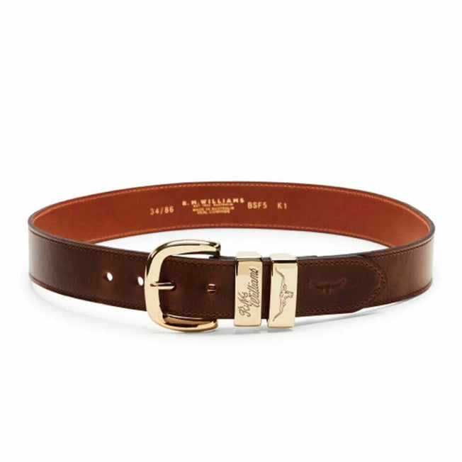 R.M.Williams Drover Leather Belt 38mm