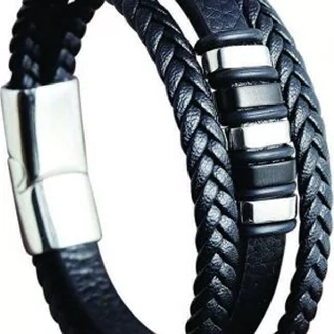 Flinders Abacus Leather Bracelet
