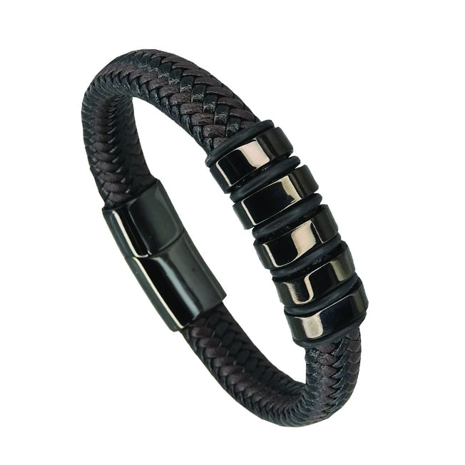 Flinders Crusader Leather Bracelet