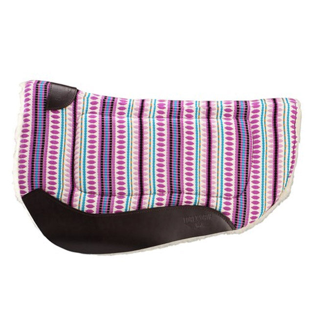 Fort Worth Fleece Lined Contoured Barrel Race Saddle Pad