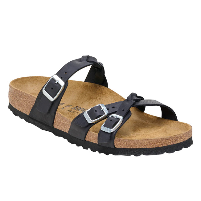 Birkenstock Franca Braided Oiled Leather Narrow