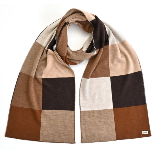 uimi Frankie Patchwork Merino Wool Scarf