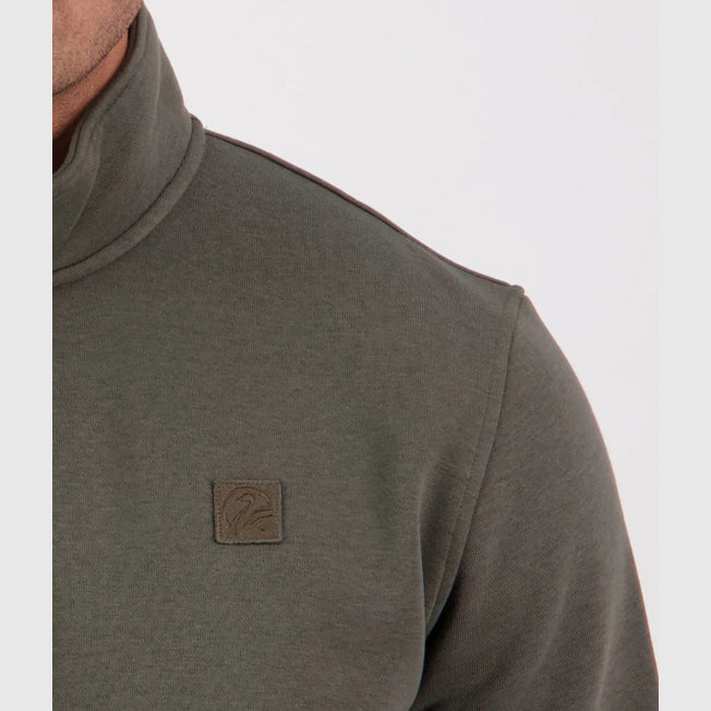 Swanndri Mens Fundamentals Quarter Zip Sweat