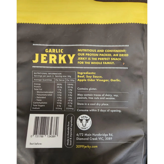 3099 Garlic Beef Jerky