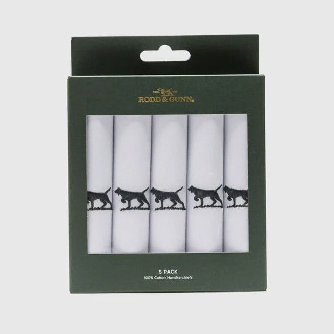Rodd &amp; Gunn Gunner Handkerchief 5pk