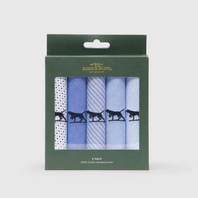 Rodd & Gunn Gunner Handkerchief 5pk