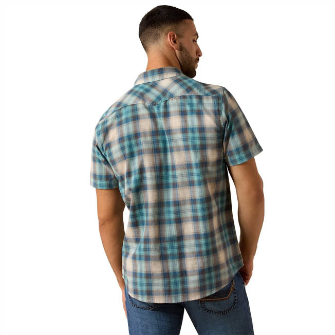 Ariat Mens Retro Halden Fitted Snap SS Shirt