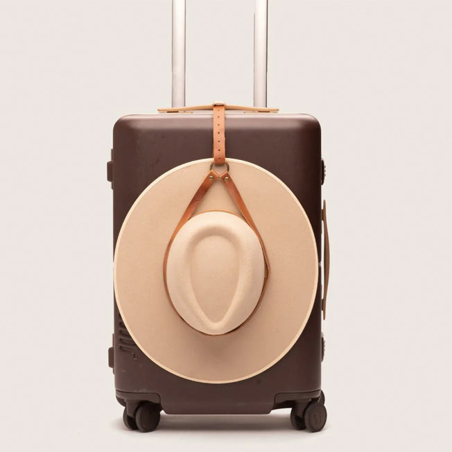 Will and Bear Leather Hat Holder Travel Strap