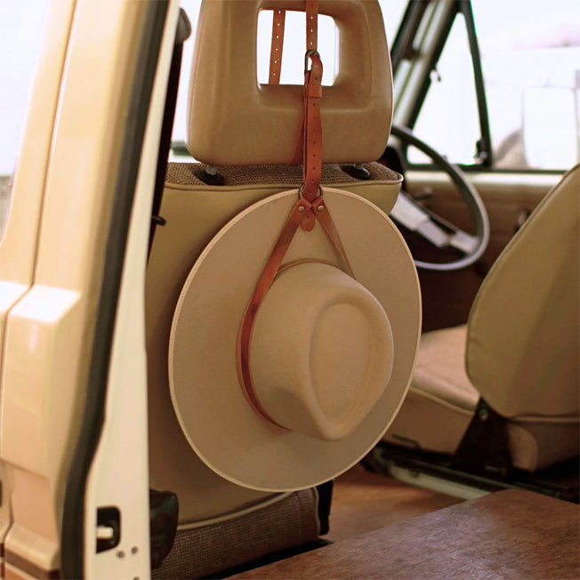 Will and Bear Leather Hat Holder Travel Strap