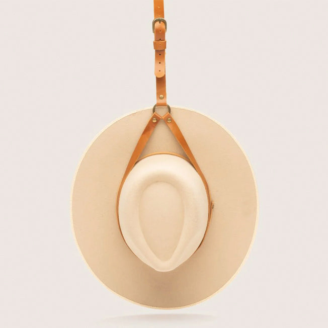 Will and Bear Leather Hat Holder Travel Strap