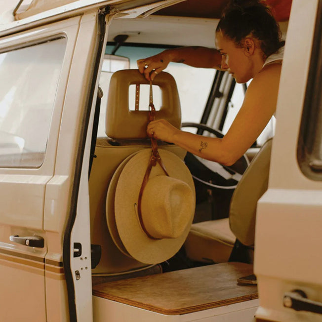Will and Bear Leather Hat Holder Travel Strap