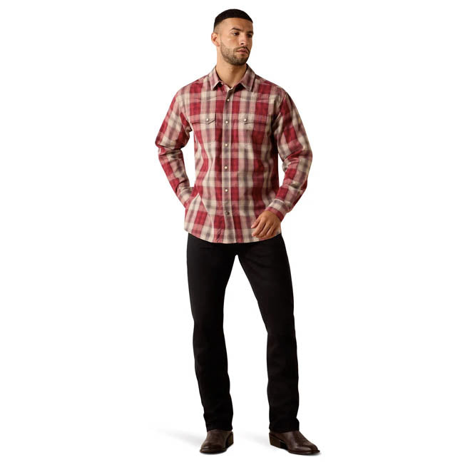 Ariat Mens Retro Hawthorne Fitted Snap LS Shirt