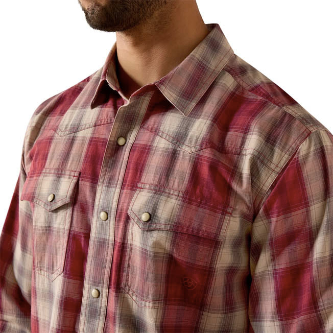 Ariat Mens Retro Hawthorne Fitted Snap LS Shirt