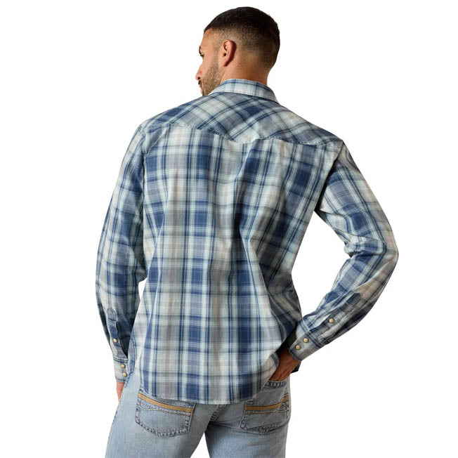 Ariat Mens Retro Heathcliff Fitted Snap LS Shirt