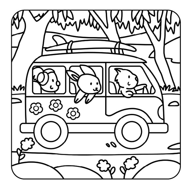 Hello Sunshine: Cosy Aussie Colouring