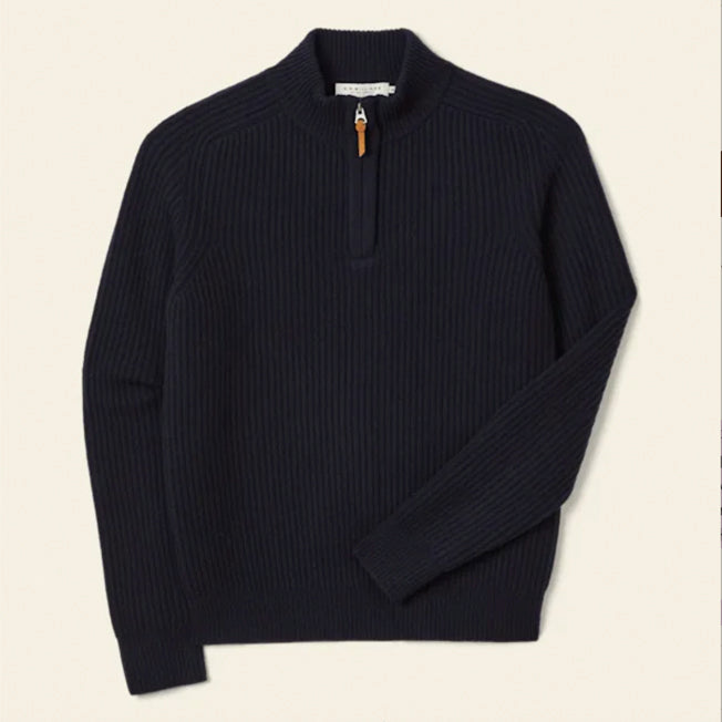 R.M. Williams Higgins Merino 1/4 Zip Knit