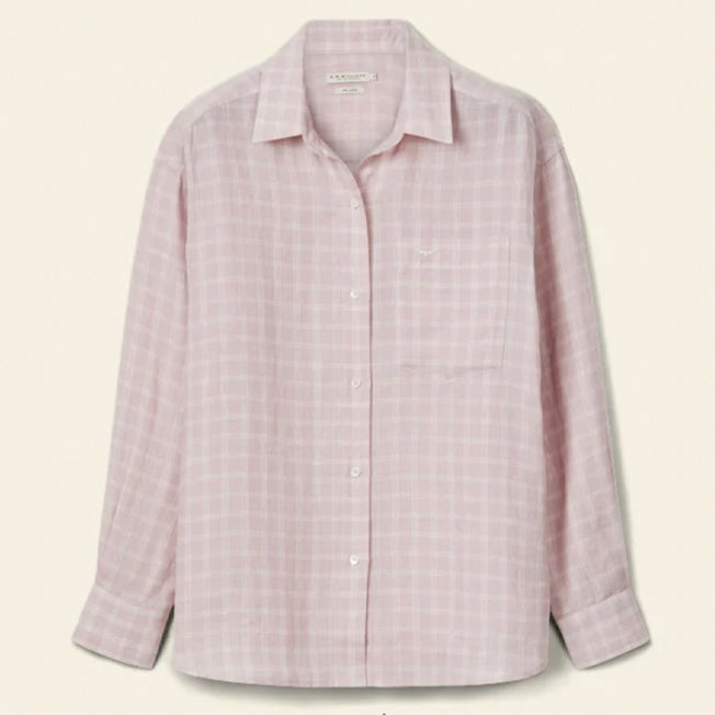 R.M. Williams Hopeland Linen Check Shirt