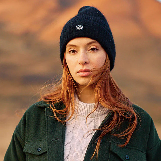Swanndri Hutton Turn Up Bobble Beanie
