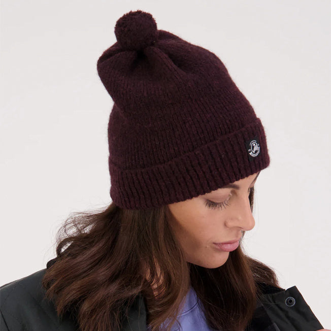 Swanndri Hutton Turn Up Bobble Beanie