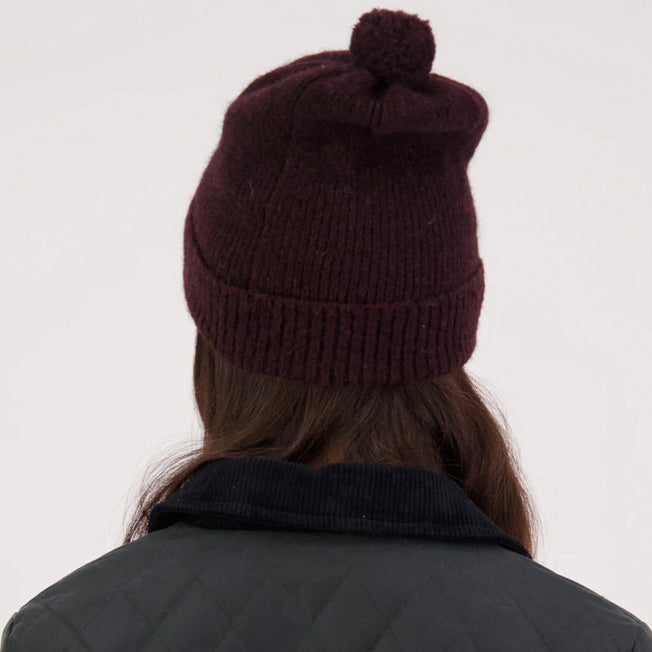 Swanndri Hutton Turn Up Bobble Beanie