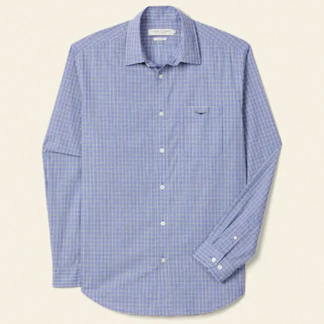 R.M. Williams Mens Ilford Poplin Check Shirt